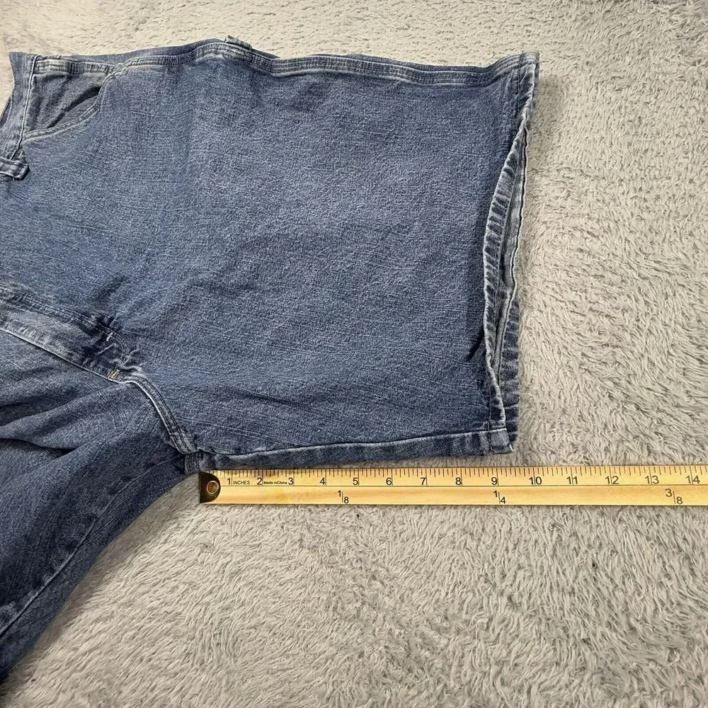 Vintage Wrangler Shorts Men 44 Carpenter Dungaree Jorts Baggy Skate Y2K *‎